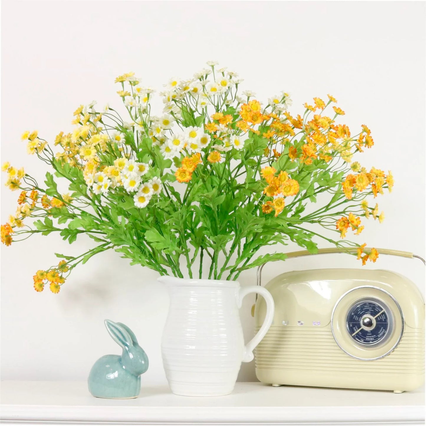 Wild Mini Daisy Spray /Butter yellow