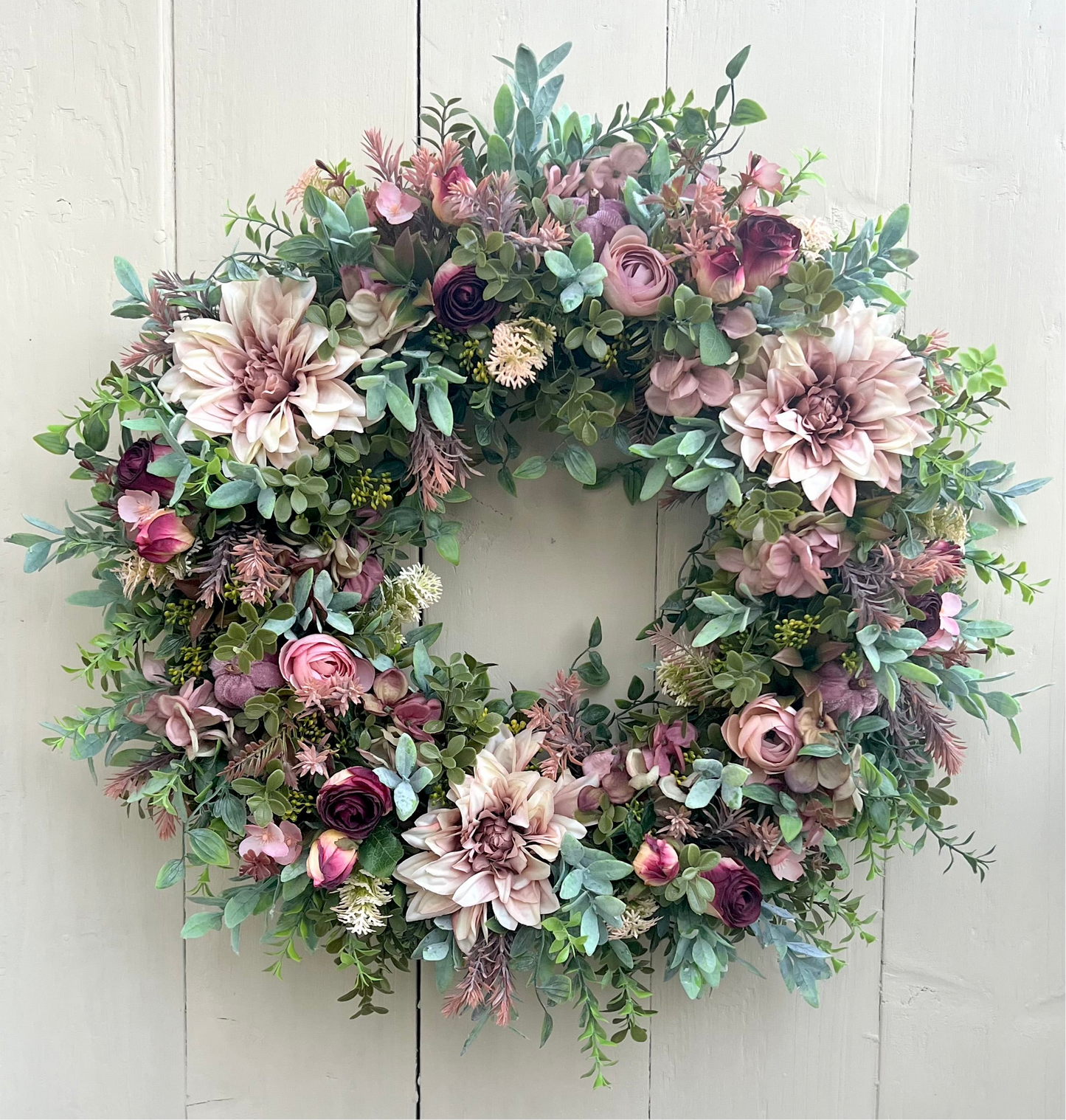 Sugar Plum Pumpkin Autumn Wreath