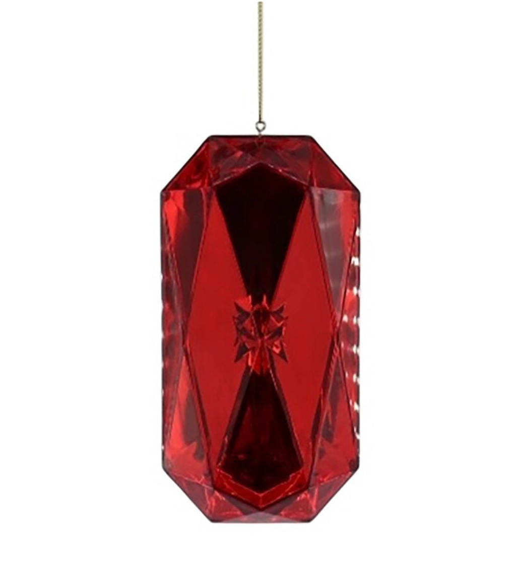 Red Diamond Hanging Decoration (14cm)