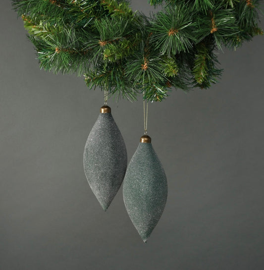 Sugar Effect Drop Bauble