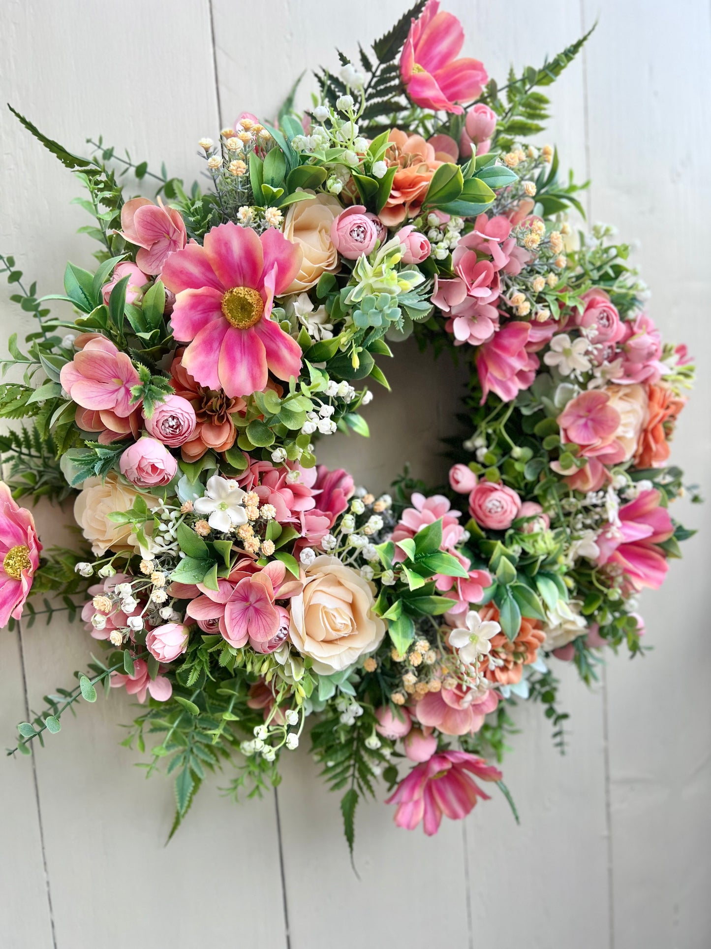 Perfectly Peachy Summer Wreath