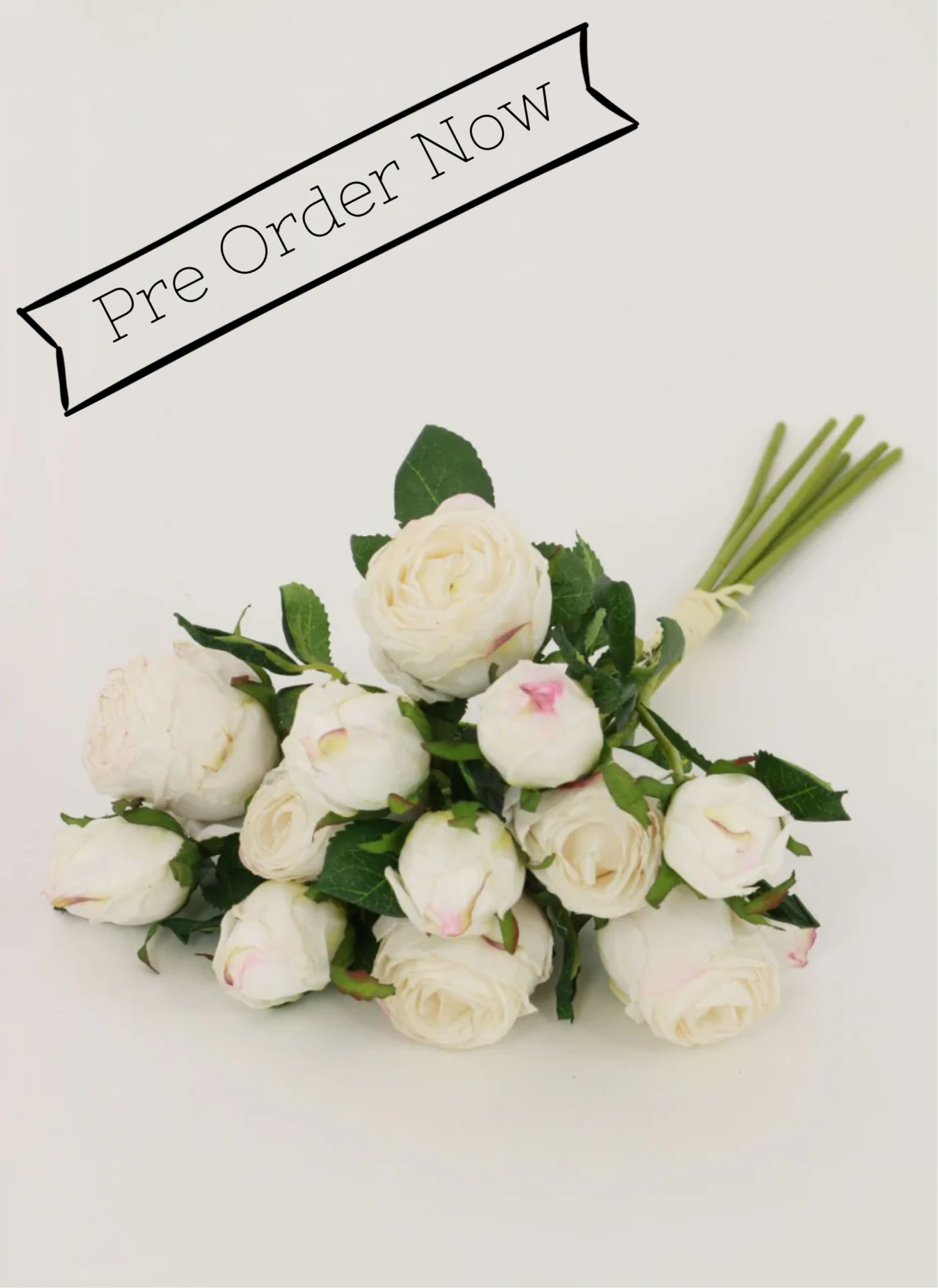 Dried Touch Ruby Rose Bundle (6x Stems)