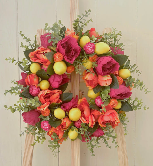 Peony Passion Wreath