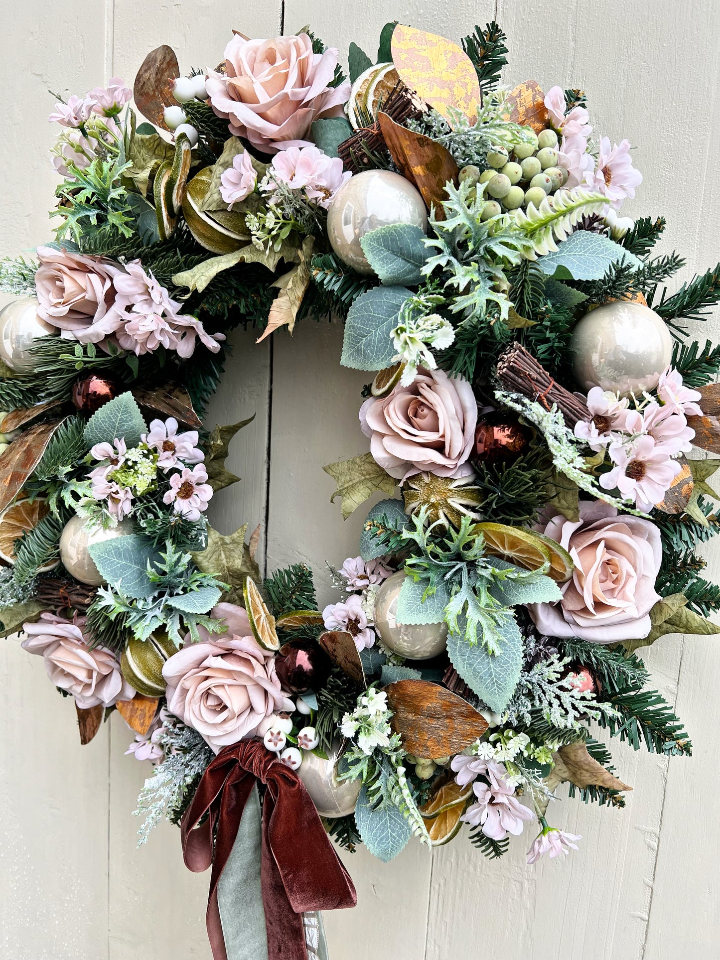 Christmas ‘Spiced Latte’ Wreath