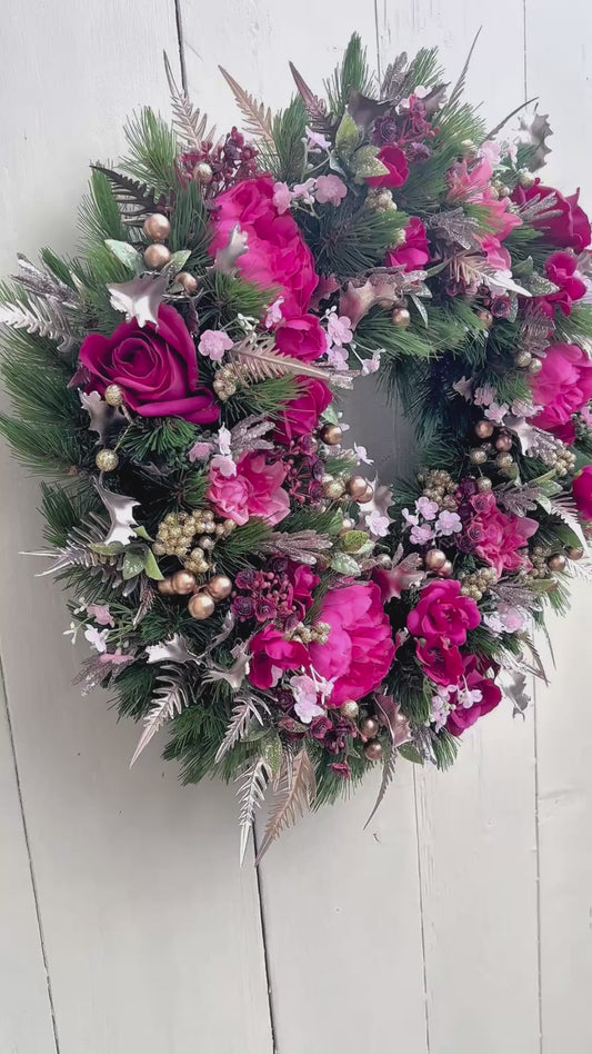 Christmas Slaying Christmas Wreath